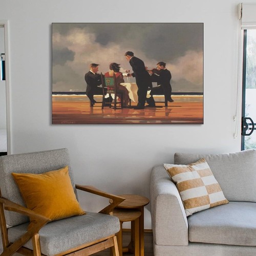 Art Poster Elegy for The Dead Admiral Kunstdruck Jack Vettriano Artwork Canvas - Picture 3 of 6
