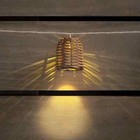 Hampton Bay Indoor/Outdoor 15.4 ft. 10-Light Brown Battery Powered Bell-Shaped