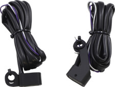 Drag Specialties Marker Lights White/Amber - Black #2040-2793