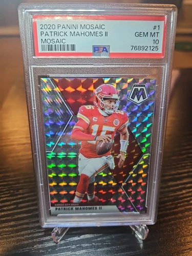 2020 Panini Mosaic Patrick Mahomes 🐐🔥💰🐐🔥💰💥💥  Psa 10