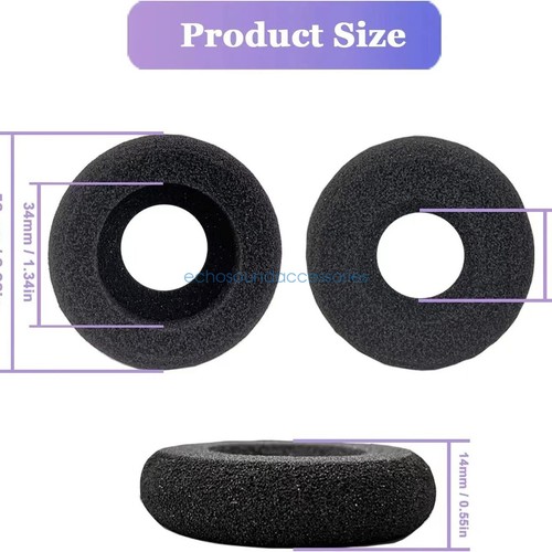 Almohadillas de repuesto para auriculares Jabra C3225, 3220, 320/3210, H251/261 - Imagen 2 de 12