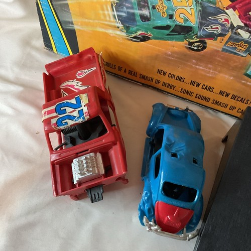 Kenner SSP Super Sonic Power Smash Up Derby Crash 1970 juego de rampa de 2 coches con caja - Imagen 3 de 9