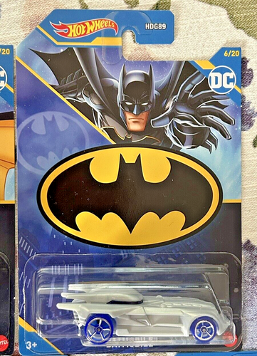 2021 Hot Wheels Set of 5 Batman Vehicles - DC Comics - Batgirl-Batman-Two Face - Picture 3 of 7