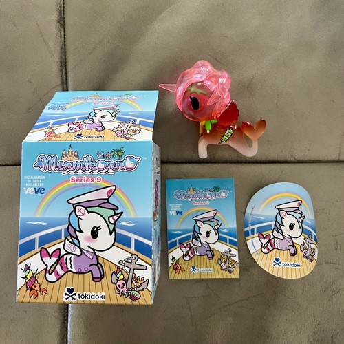 Tokidoki Mermicorno Series 9 Summer Pop 3” Vinyl Figure New w/ Box and Sticker - Picture 2 of 4