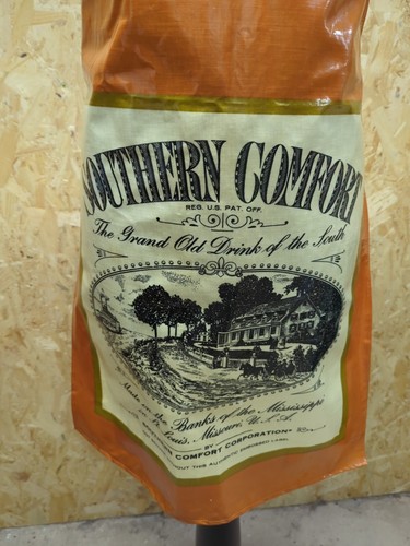 Vintage Southern Comfort Apron (Gift BBQ Kitchen Accessory Breweriana Sari) - Picture 3 of 8
