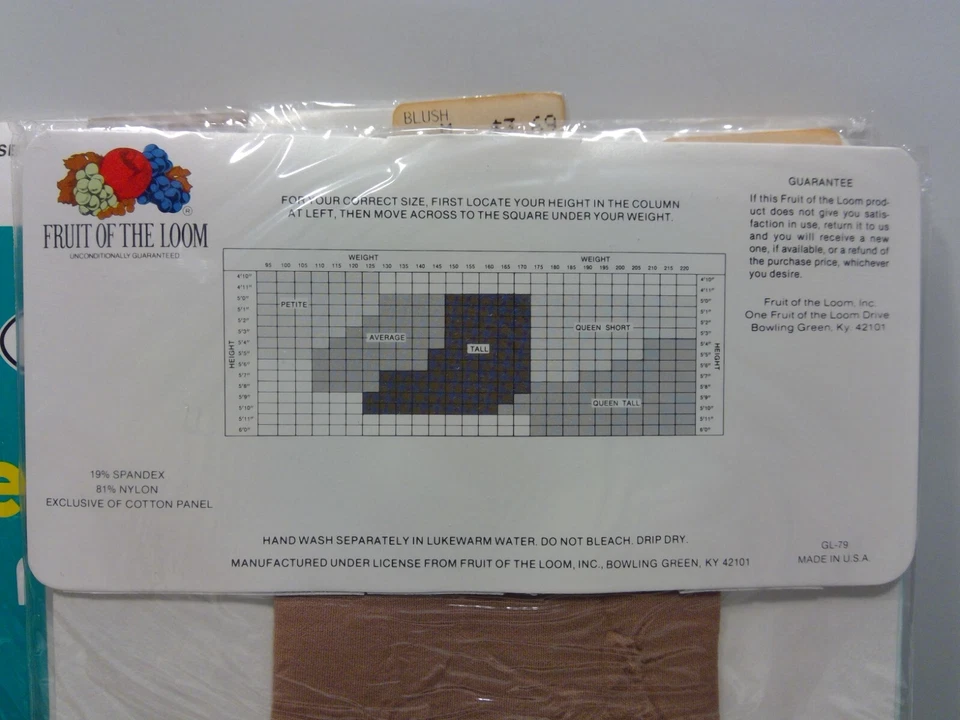 3 Packs of NOS Support Pantyhose Reinforced Panty & Toe Cotton Panel - Medium - Image 3 of 4