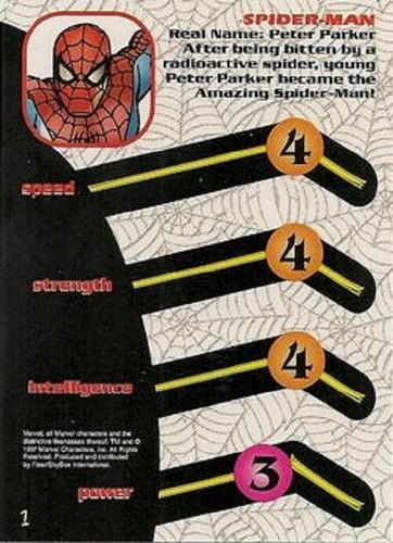 SPIDERMAN 97 NUMBERS 1 TO 50 CHOOSE BY FLEER SKYBOX - 第 2/50 張圖片