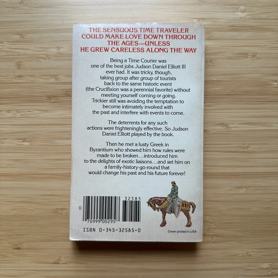 Up the Line by Robert Silverberg 1985 Del Rey PB Vintage SF Time Travel VG Foto 3 de 4