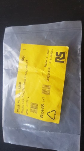 Embase pour CI TE Connectivity, AMP CT, 2 pôles , 2.0mm 1 rangée, 4.0A, Droit - Foto 2 di 2