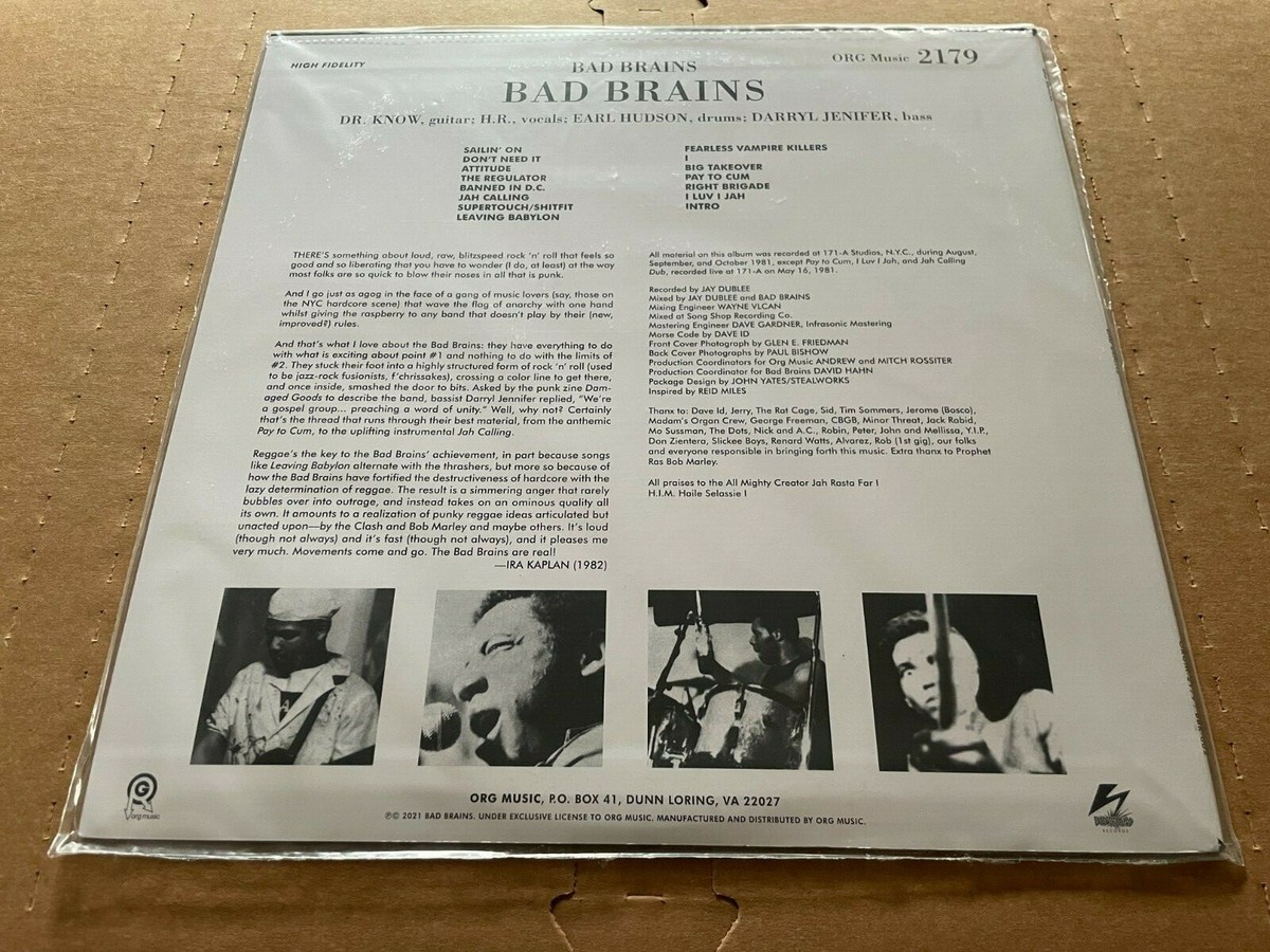 NEW SUPER RARE Bad Brains - Self Titled GREEN Vinyl LP x