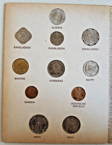 Seven Seas FAO push-in coin album 1975 uncirculated - Picture 2 of 7