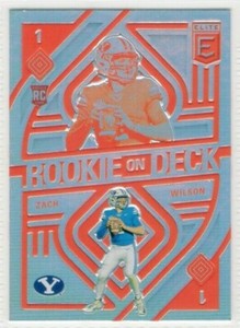 Zach Wilson 2021 Panini Elite Rookie on Deck RC #RD3 Jets