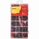 120x Roll Pin Tension Pins Spring Pins C Pins Assortment Set Mixed Sizes Black