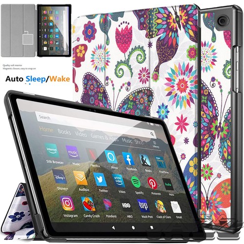 Smart Magnetic Leather Case Folding Stand Cover For Amazon Kindle Fire HD 8 2020 - Bild 15 von 21