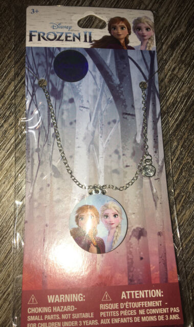 Claire’s Disney Frozen Locket Rhinestone Necklace Jewelry Birthday Gift