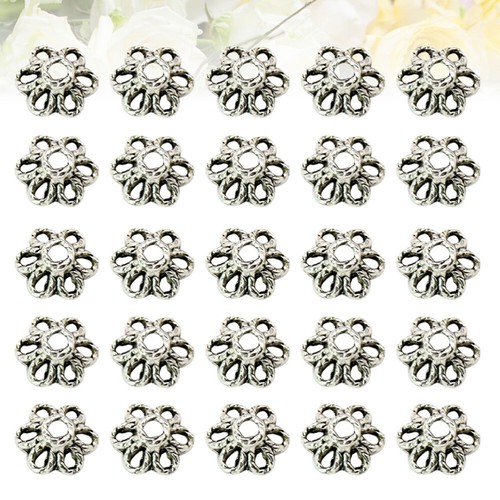 100 Pcs Jewelry Making Flower Hat Pendant Pendants for Jewellery Alloy Charm - Picture 7 of 12