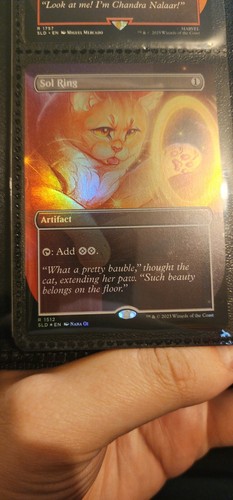 Sol Ring (1512) Secret Lair Drop Foil Double Sided NM, Cats and Dogs