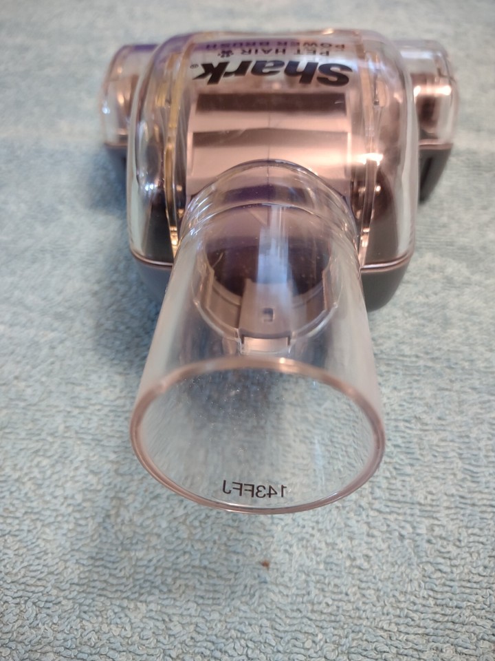 Shark Vacuum Pet Hair Power Brush Tool Attachment (Clear and Gray