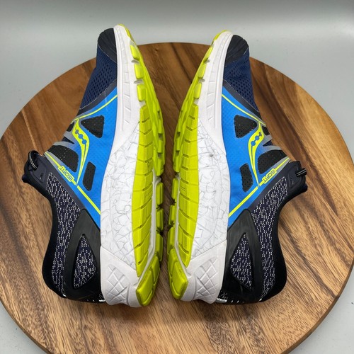 Scarpe Saucony Omni ISO uomo taglia 11 blu running comode passeggio sneakers Everun - Foto 6 di 8