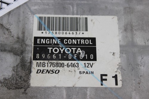 Unidad de control del motor original Toyota ECU 89661-0F010 - Imagen 2 de 4
