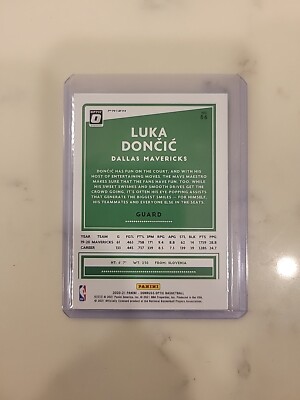2020-21 Panini Contenders Optic #86 Luka Doncic Holo Silver