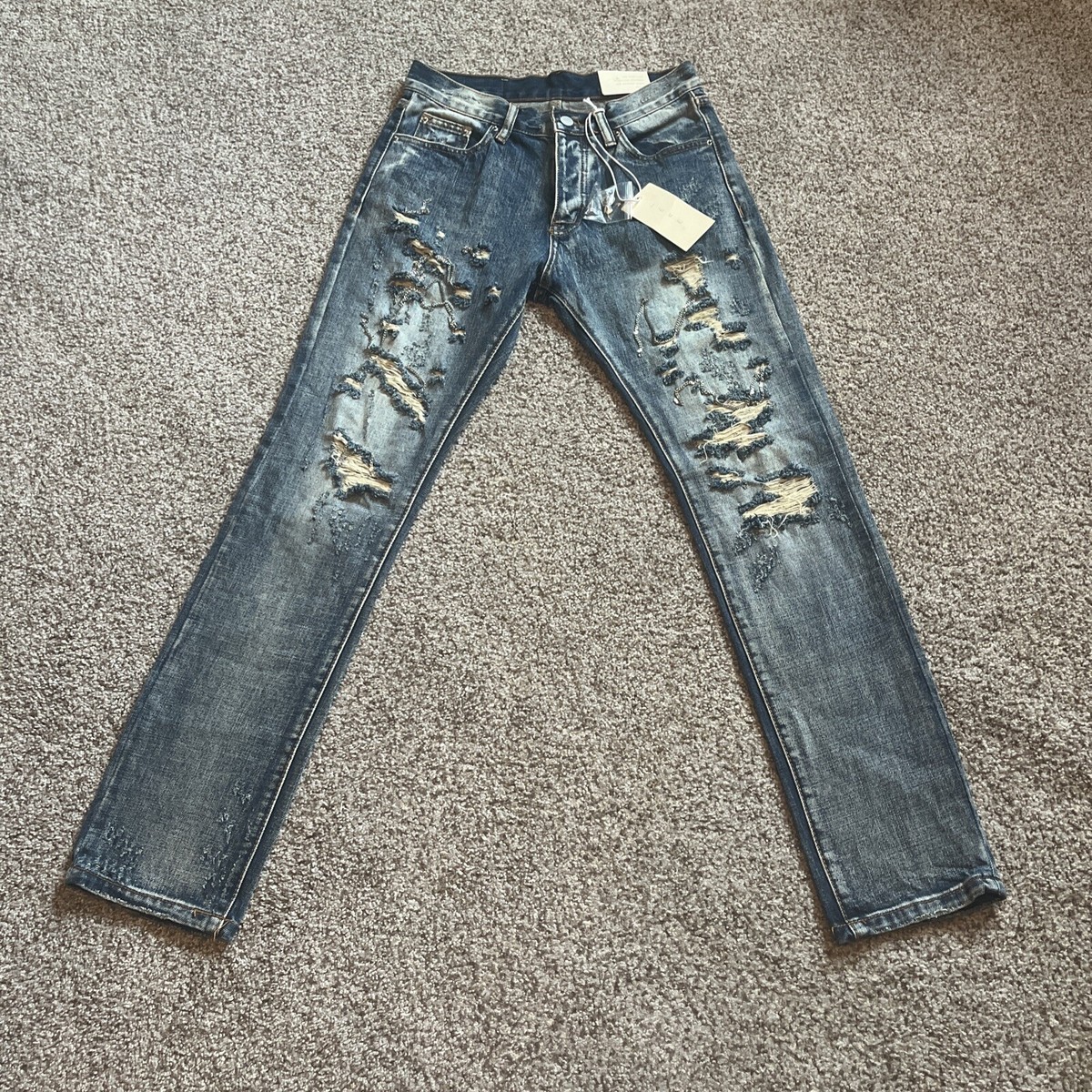 MNML Distressed Chain Jeans Mens 29 New With Tags 28 X 30 | eBay MNML Distressed Chain Jeans Mens 29 New With Tags 28 X 30 | eBay