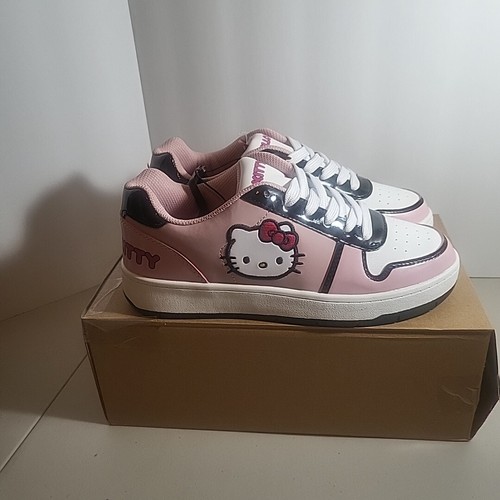 Hello Kitty Sneakers Women's Size 8 Tennis Shoes Sanrio PINK