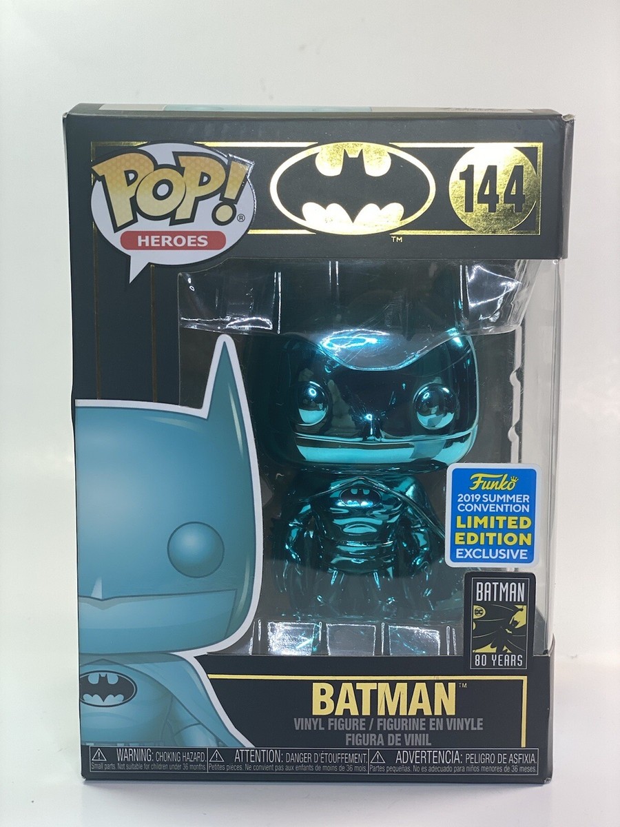 Amazon.com: Funko Pop! DC Batman 80 Years Teal Chrome Batman