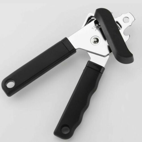 Heavy Duty Stainless Steel Tin Can Opener Cutter Easy Comfy Handle Grip Kitchen - Picture 3 of 4
