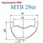 MTB Black Bicycle Rims