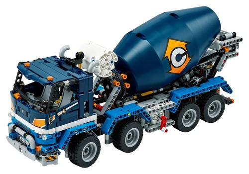 Lego Concrete Mixer Truck 42112 Technic Minifigure Building Set - 第 3/11 張圖片