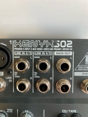 Behringer XENYX 502 Premium 5 Input 2 Bus Mixer (No Power Supply) - Picture 2 of 4