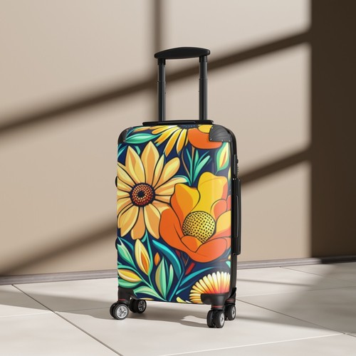 Suitcase_3 Size_ PC+ABS_Trolley Spinner_Hard Shell_ Sunflower Floral(Only Front) - Picture 5 of 13