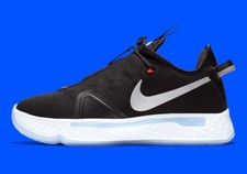 Nike PG 4 Black White Grey Ice Paul George Men US 10 Basketball Shoes CD5079-001