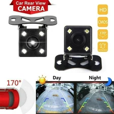170° 4 LED Night Vision Camera Car Rear Reverse Backup Camera Parking View CMOS