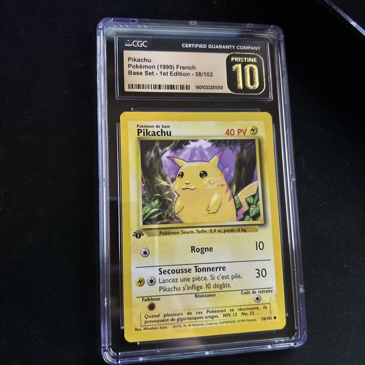 Pikachu Pokémon TCG Individual Trading Card Games Base Set in