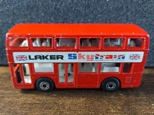 MATCHBOX LESNEY RED LONDON BUS LAKER SKYTRAIN 1981 Loose