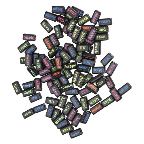 Alphabet Pearls Colorful Perforated Letters For DIY Jewelry Accessories - Picture 6 of 12