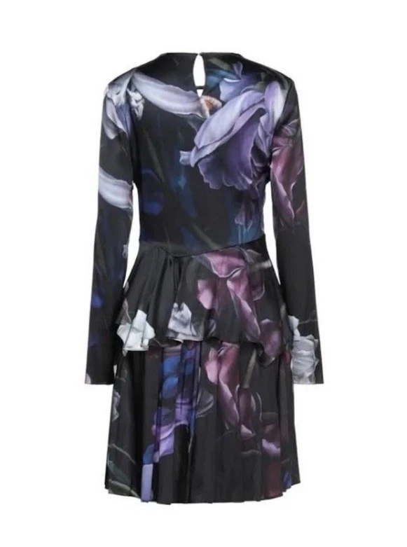 Vestido com estampa floral Roberto Cavalli tamanho 46 novo com etiquetas - Imagem 2 de 4