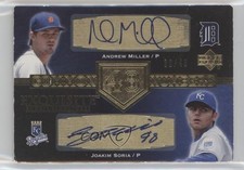 2007 Exquisite Rookie Signatures 30/48 Andrew Miller Joakim Soria Auto 8we