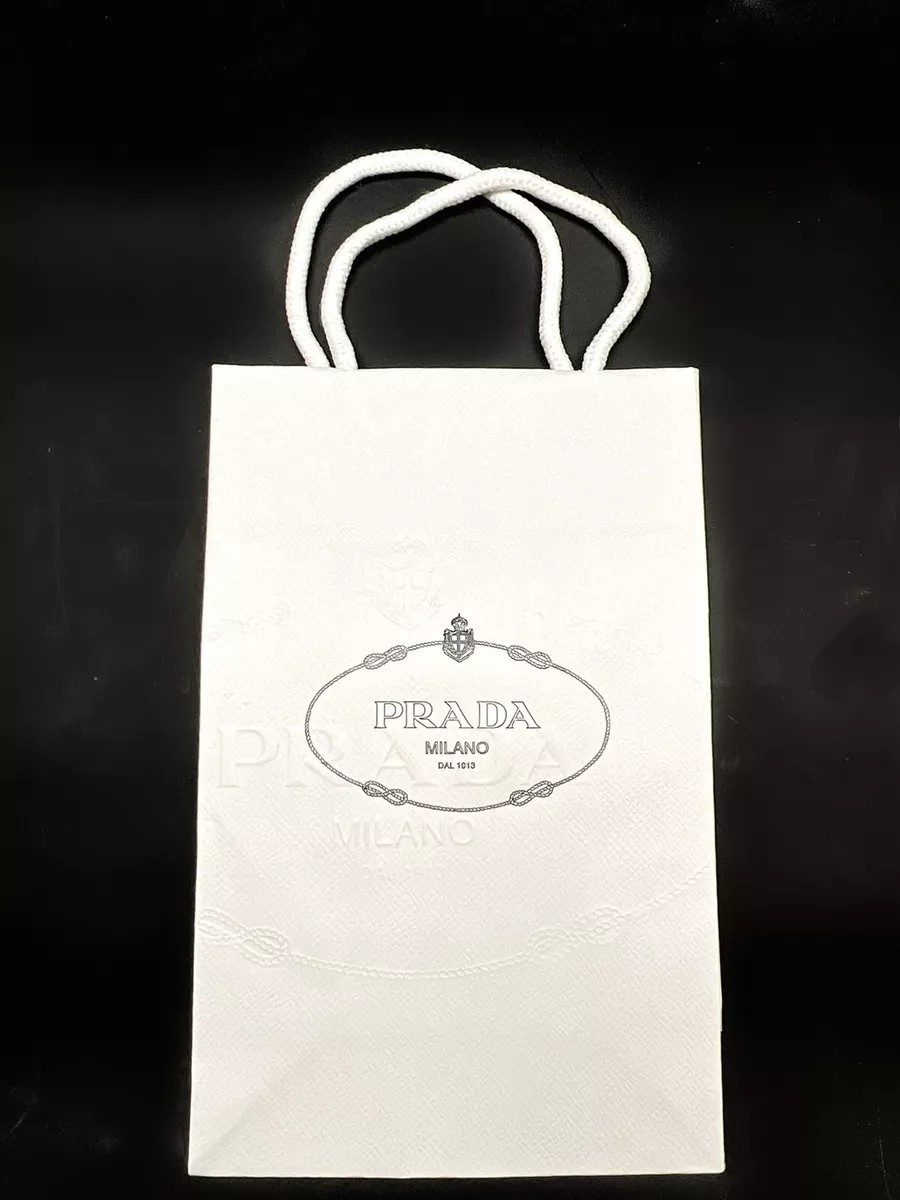 PRADA Milano ホワイト トートバッグ プラダ トートバッグ レディース ホワイト スモール クロシェ