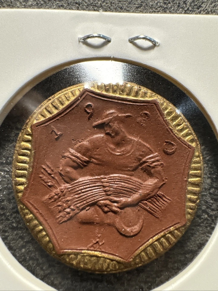 🧭 🇩🇪 德国威玛萨克森尼 10 马克 1921 年黄金珐琅 7.4 万枚铸币中的 1 件 — 第 4/4 张图片