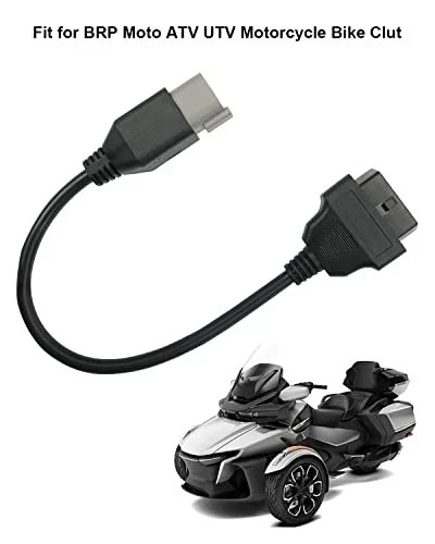 Adattatore cavo diagnostico OBD moto 6 pin, strumento diagnostico CAN OBD2 OBDII - Foto 6 di 6