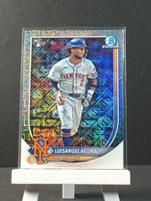2025 BOWMAN BASEBALL Luisangel Acuna Rookie Mega Box MOJO CHROME Mets