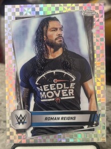 2025 Topps Chrome WWE - X-Fractor #3 ROMAN REIGNS