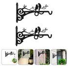  2 PCS Hanging Brackets Wall-mounted Flower Stand Plants Holder Hangers for Pots