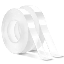 2 Pack Nano Double Sided Tape Duty Mounting Tape Sticky Walls, Alien Tape