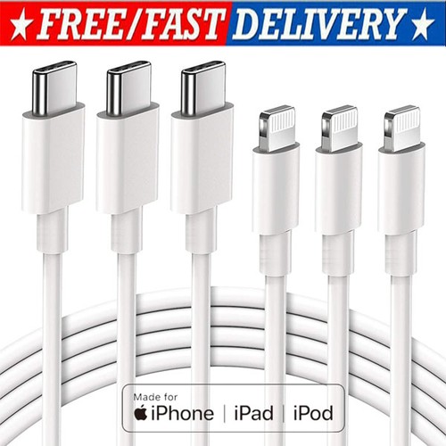 PACK 1/3 Cable Cargador Rápido Tipo USB C PD Cable para iPhone 14 13 12 11 Pro Max - Imagen 7 de 7