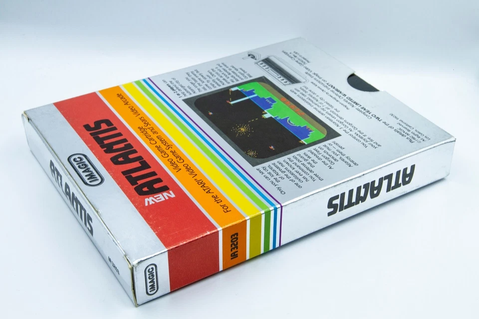 Atlantis Atari 2600 | Cartridge Box Manual CIB | Tested & Working - Image 3 of 4