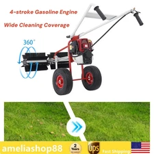 Lawn Brush Sweeper, Lawn Sweeper, Hand Push Sweeper